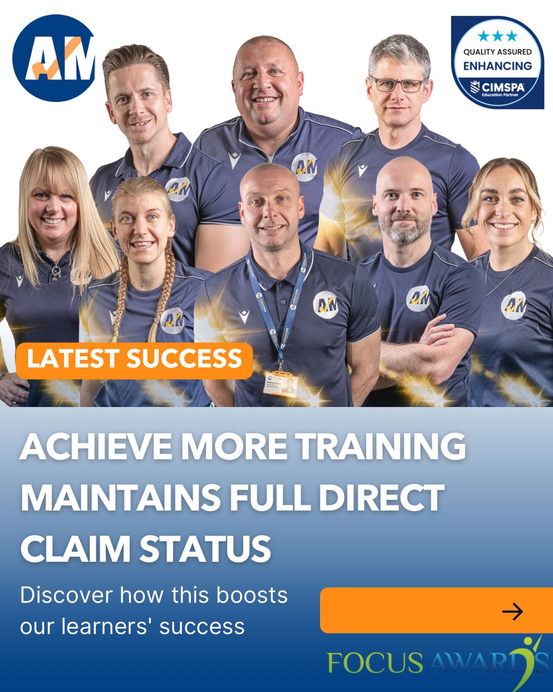 ACHIEVE MORE TRAINING maintain Direct Claim Status