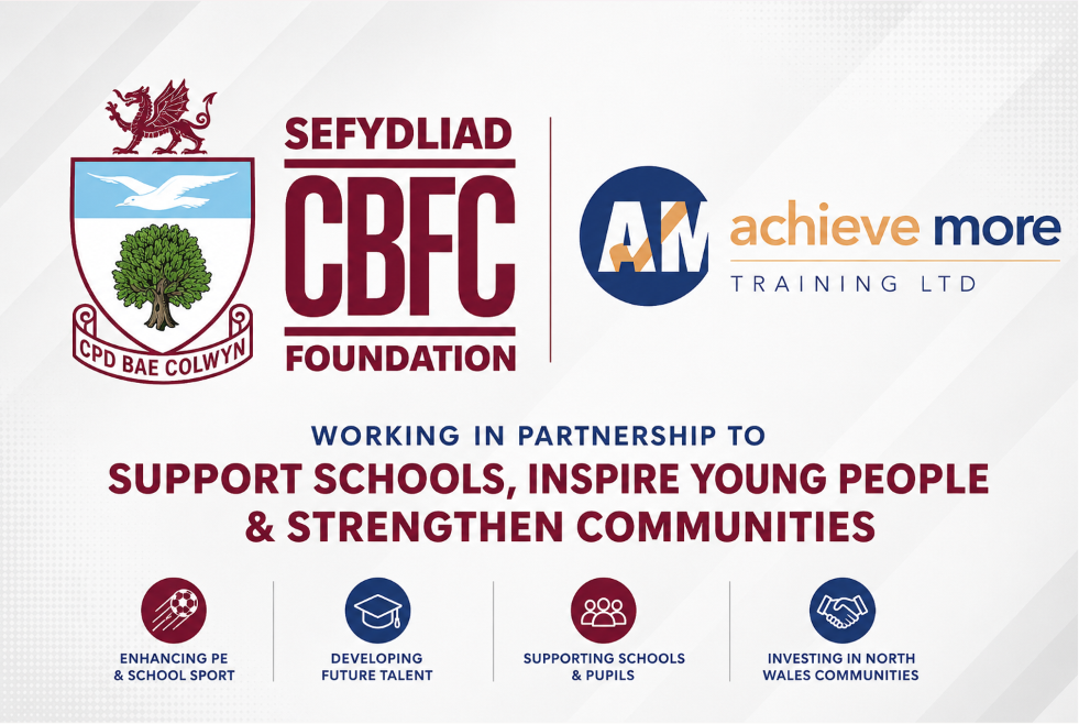 AMT and Colwyn Bay FC Foundation Launch PE & School Sport Apprentice Partnership for central North Wales