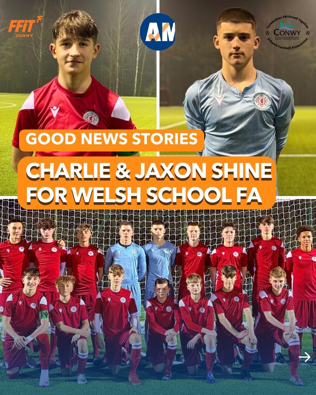 Conwy County Players Shine for National WSFA Squad