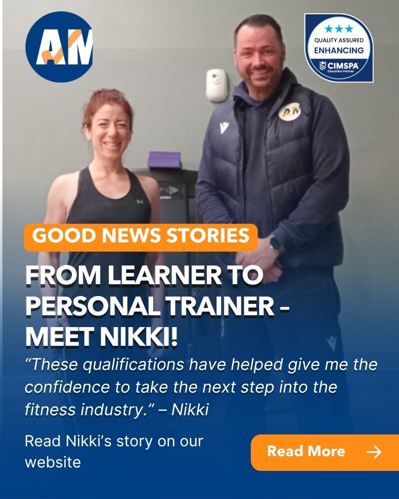 Learner Success Story: Nikki Achieves Level 3 Personal Training Qualification