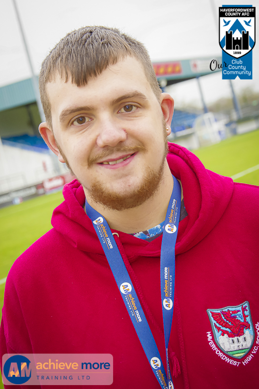 Ryan Hibberd: Former pupil returns to Haverfordwest High after completing traineeship with Achieve More Training