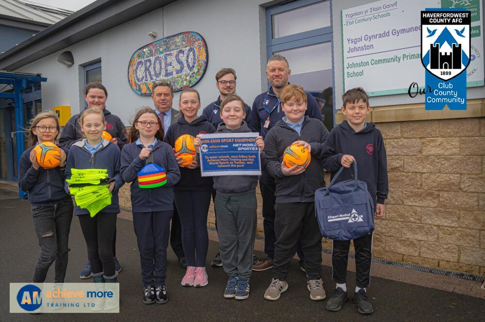 Johnston CP School win sport equipment competition