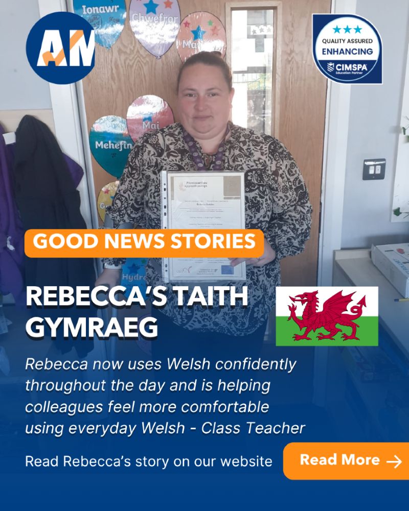 Good News Story &ndash; Rebecca&rsquo;s Taith Gymraeg